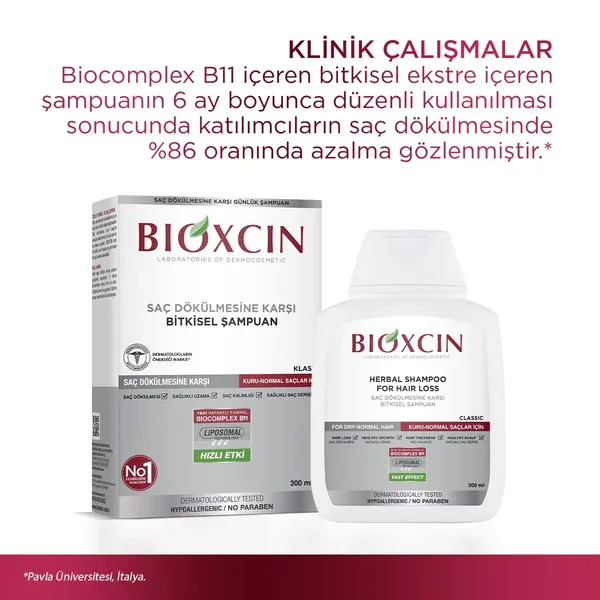 Bioxcin شامبو بيوكسين جينيسيس كلاسيك للشعر الدهني 300 مل 6