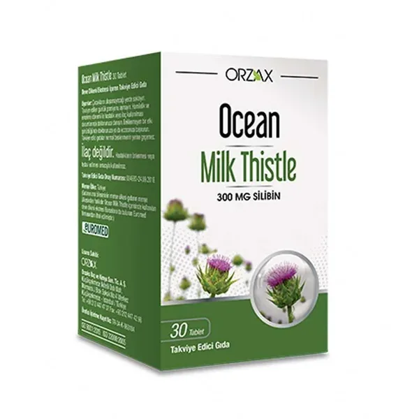 Orzax Ocean Milk Thistle Dietary Supplement 30 Tablet