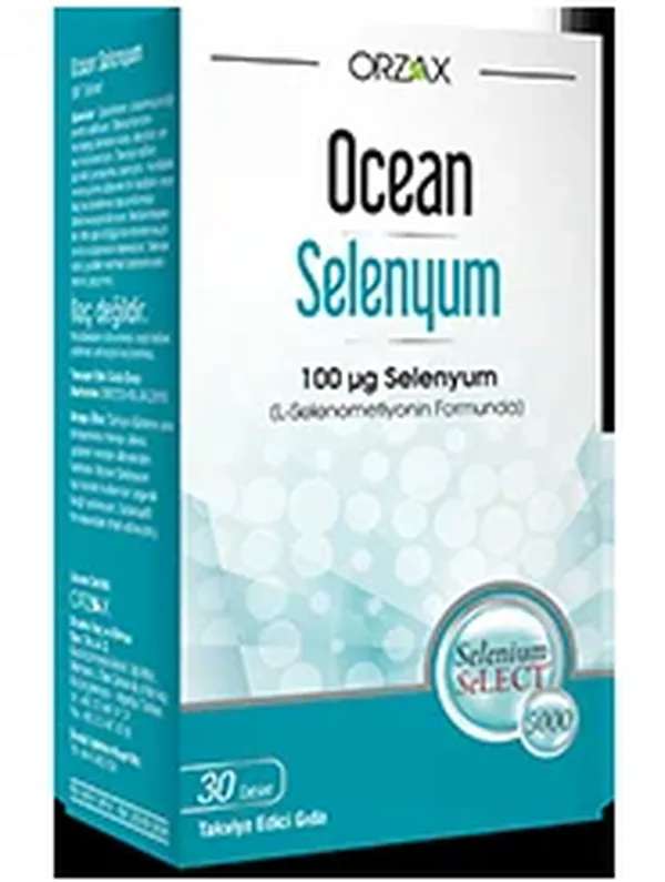 Orzax Ocean Selenium Dietary Supplement 30 Tablet