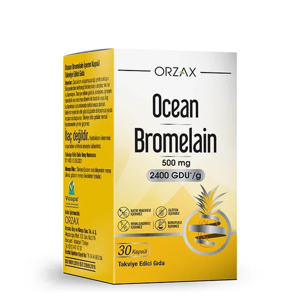 Orzax Ocean Bromelain 30 pcs