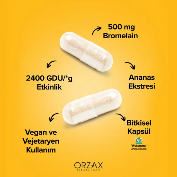 Orzax Ocean Bromelain 30 pcs 3