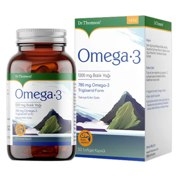 Dr. Thomson Omega-3 Food Supplement 50 Softgel Capsules