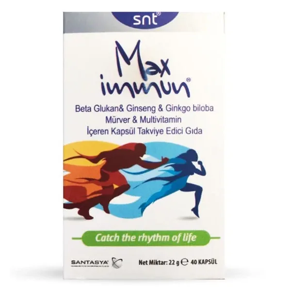 Max Immun Food Supplement 40 Capsules