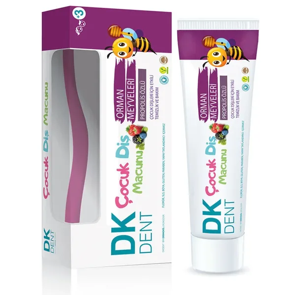 Dermokil DK Dent Forest Fruit Flavored Children's Toothpaste 50 ml + Toothbrush