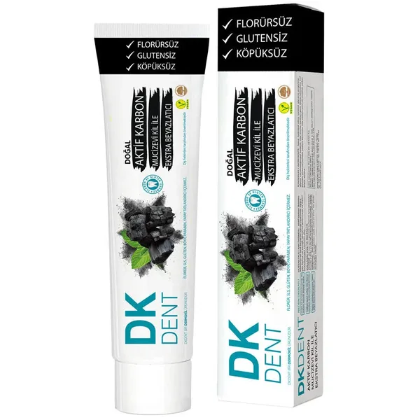 Dermokil Dk Dent Whitening Zahnpasta mit Aktivkohle 75ml