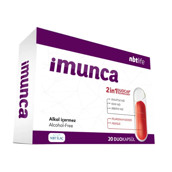 Nbt Life İmunca Dietary Supplement 20 Capsules