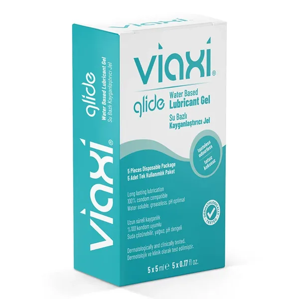 Viaxi Glide Wasserbasiertes Gleitgel - 5x5ml