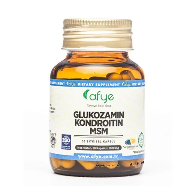 Afye Glucosamine Chondroitin Msm 1000mg-50 Capsules