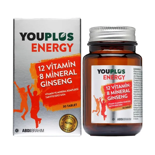 Youplus Energie Vitamin- und Mineralstoffkomplex – 30 Tabletten 2