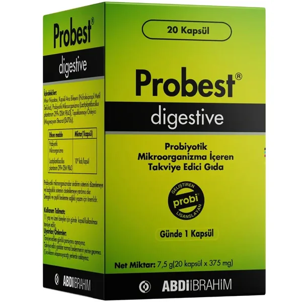Probest Digestive Probiotic Microorganism 20 Capsules 2