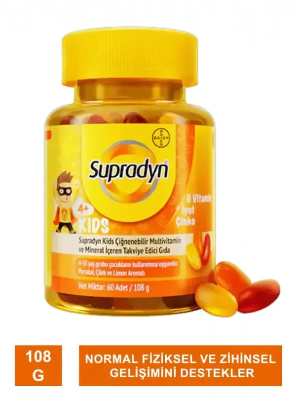 Supradyn Kids Kaubonbons Vitamine 60 Stück 3