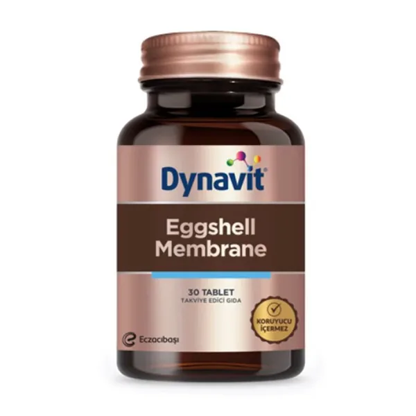 Dynavit Eierschalenmembran Tabletten für Gelenk- und Hautgesundheit 30 Stück