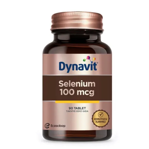 Dynavit Selen 100 mcg - 90 Tabletten für Immun- & Schilddrüsengesundheit