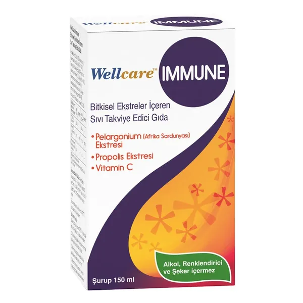 Wellcare Immune Liquid Food Supplement 150 ml 2