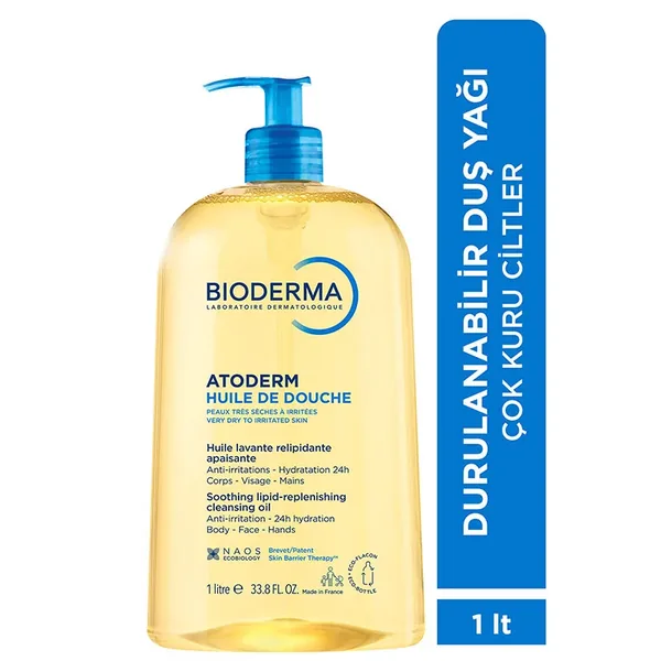 Bioderma Atoderm 24h Huile De Douche 1lt 2