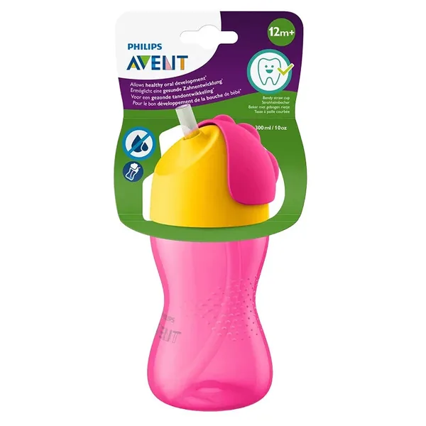 Avent Pipetli Bardak 12+ Ay 300 ml - Pembe 2