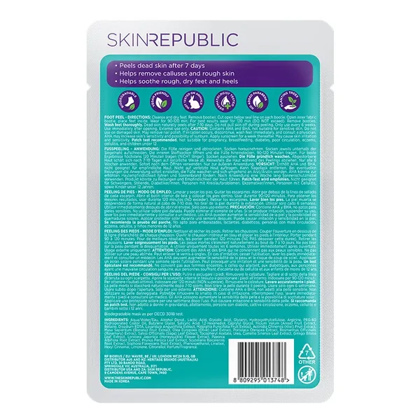 Skin Republic Foot Peel Maske 40 ml 2