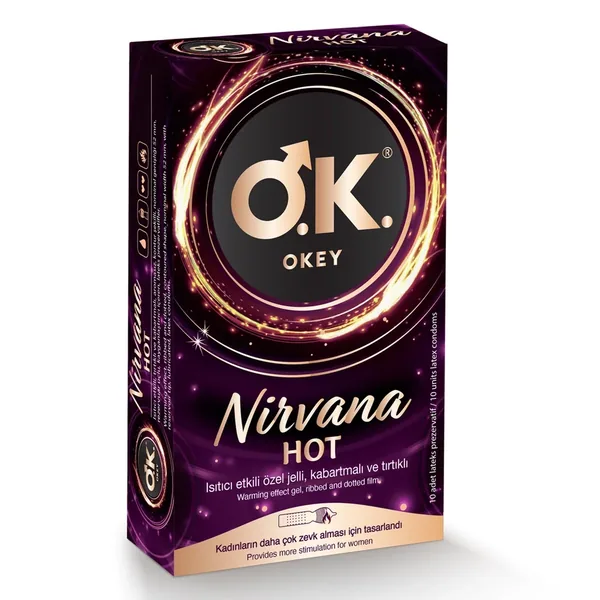 Okey Nirvana Hot Prezervatif 10 Adet 2