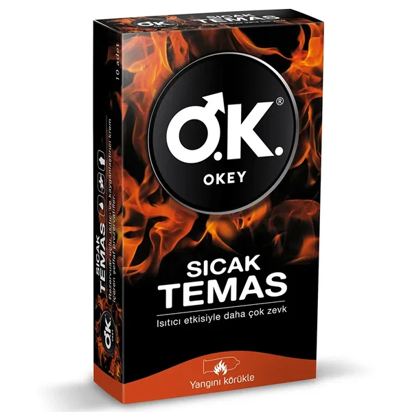 Okey Warm Contact Condom 10 pcs 2
