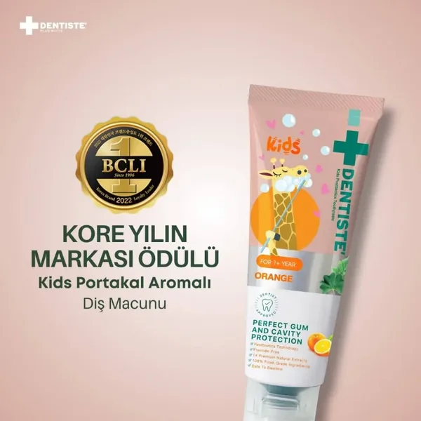 Dentiste Kids Orange Flavored Toothpaste 1+ Age 60 gr 3
