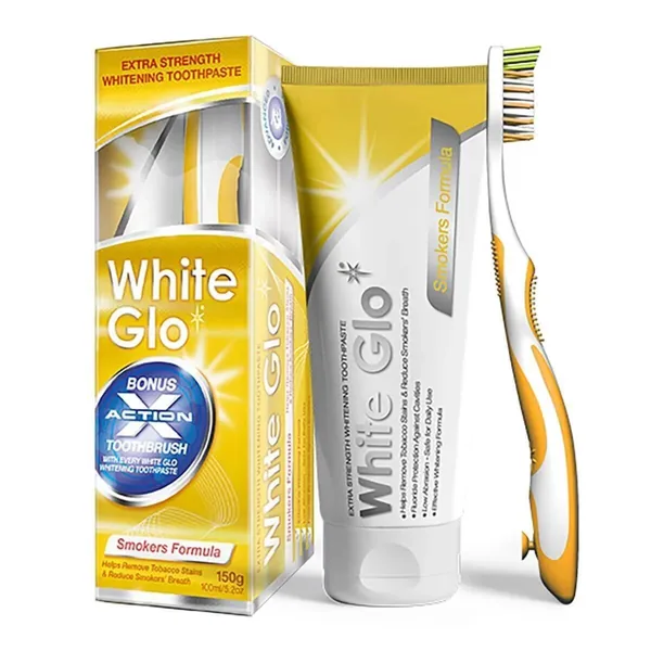 White Glo Whitening Toothpaste for Cigarette Stains 150 gr 3