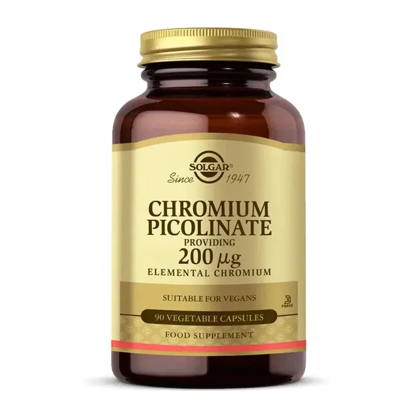 Solgar Chromium Picolinate 200 mcg 90 Capsule