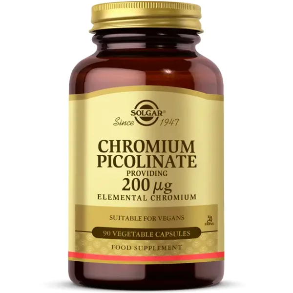 Solgar Chromium Picolinate 200 mcg 90 Capsule 2