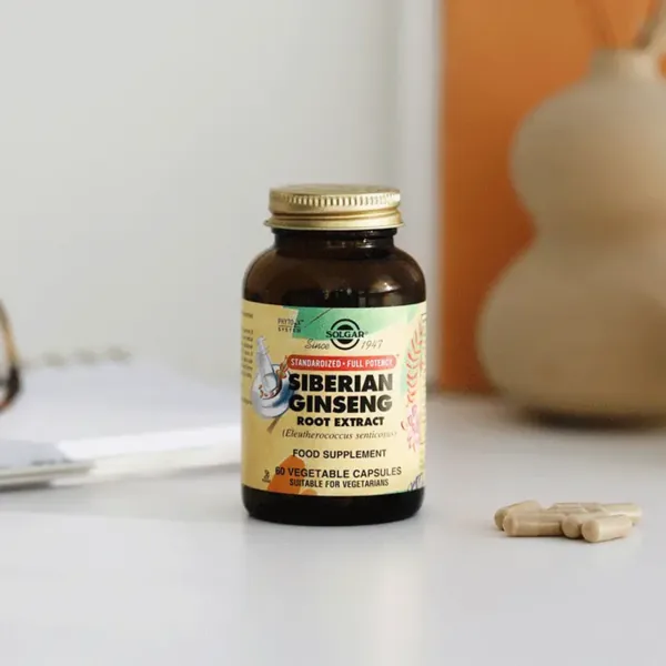 Solgar Siberian Ginseng Root Extract 60 Capsules 2
