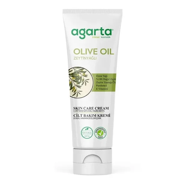 Agarta Natural %100 Olive Oil Containing Skin Care Cream 75 ml