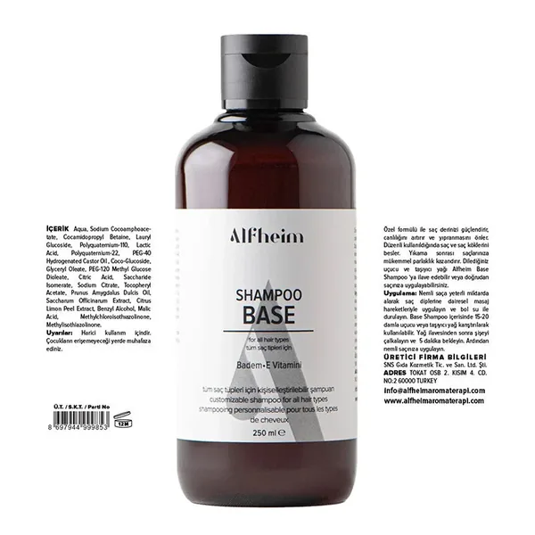 Alfheim Base All Hair Types Shampoo 250 ml 2