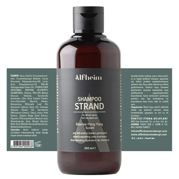 Alfheim Hair Strand Strengthening Shampoo 250 ml 2
