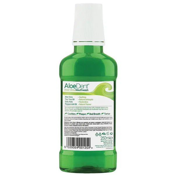 AloeDent Gotu Kola and Aloe Vera Refreshing Mouthwash 250 ml 2