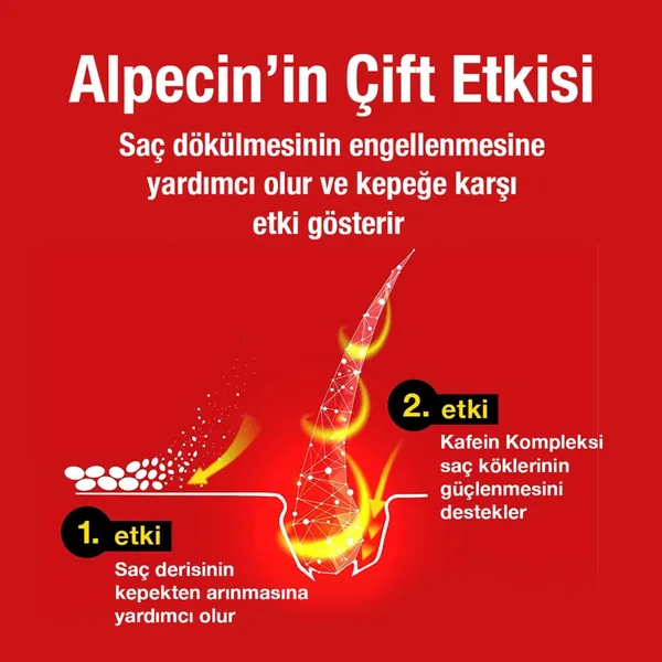 Alpecin Double Effect Caffeinated Anti-Hair Loss and Anti-Dandruff Shampoo 200 ml 6