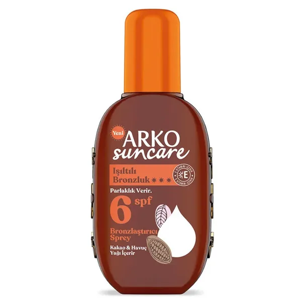 Arko Sun Care Spf 6 Tanning Spray 220 ml