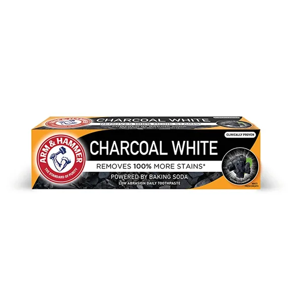 Отбелите зубы до 3 тонов с Arm Hammer Charcoal Sensitive 2