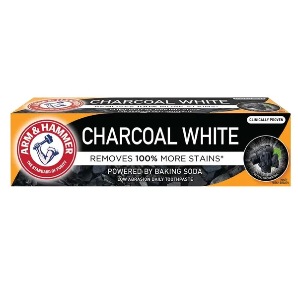 Отбелите зубы до 3 тонов с Arm Hammer Charcoal Sensitive 4