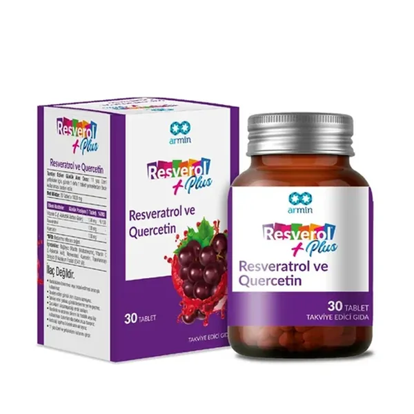 Armin Resverol Plus: Resveratrol & Quercetin Tabletten, 30 Stück