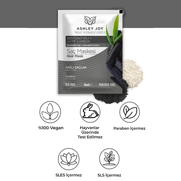 Ashley Joy Purifying Hair Mask 30 ml 4