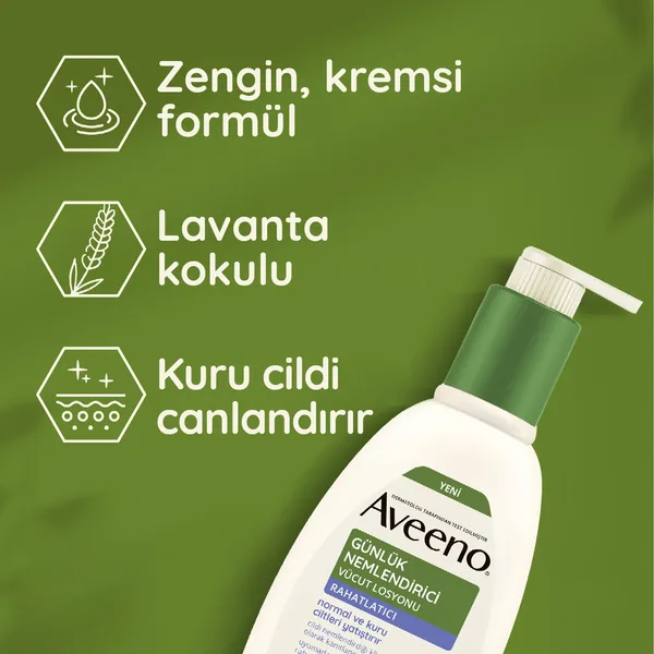 لوشن مرطب للجسم باللافندر 300 مل من أفينو Aveeno 4