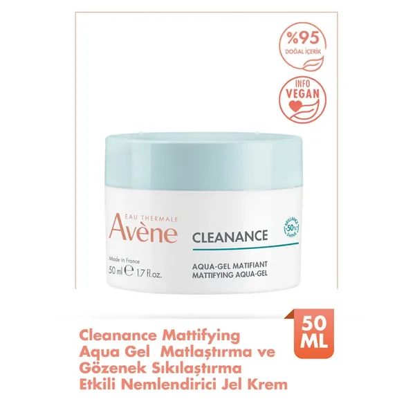 Avene Cleanance Aqua Gel Matifiant 50ml 2