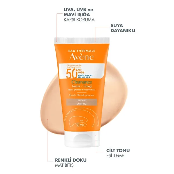 Protégez & Unifiez : Crème Solaire Teintée Avene Cleanance S 3