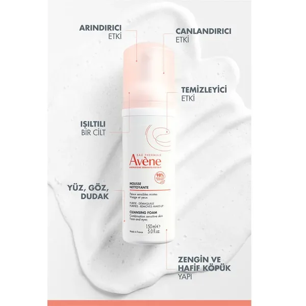 Avene Cleansing Foam 2x150ml SET 4