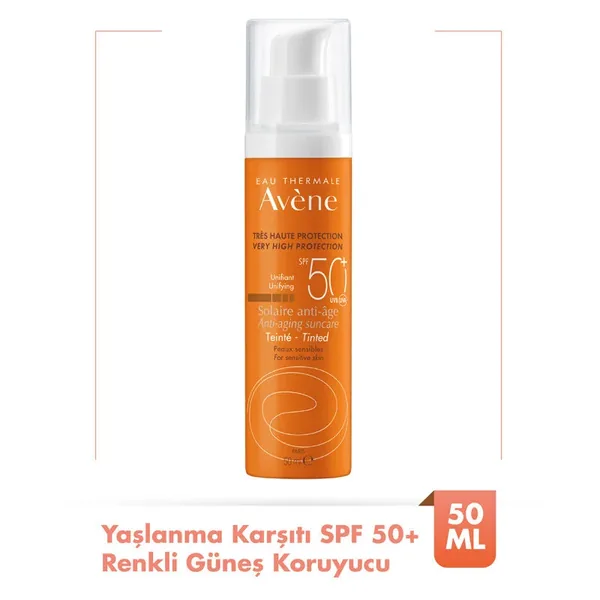 واقي شمس ملون مضاد للشيخوخة SPF 50+ 50 مل من او ثيرمال Eau Thermale Avene 2