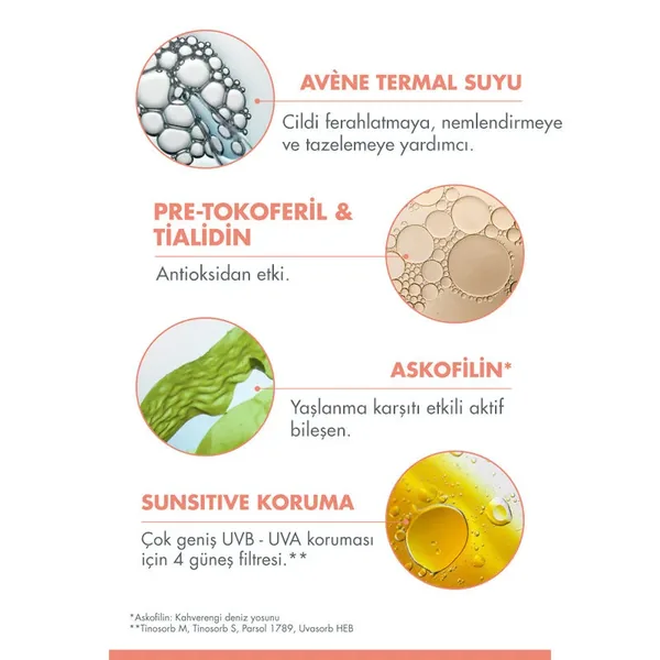 واقي شمس ملون مضاد للشيخوخة SPF 50+ 50 مل من او ثيرمال Eau Thermale Avene 3