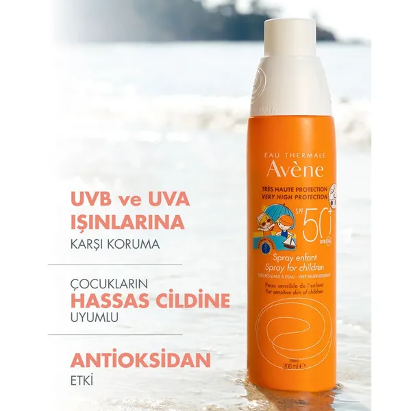 Avene Spf 50+ Children Sun Spray 200ml 3