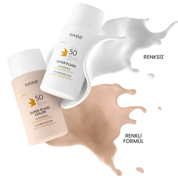 Babe Sun SPF 50 Super Fluid Sunscreen 50 ml - Tinted 2
