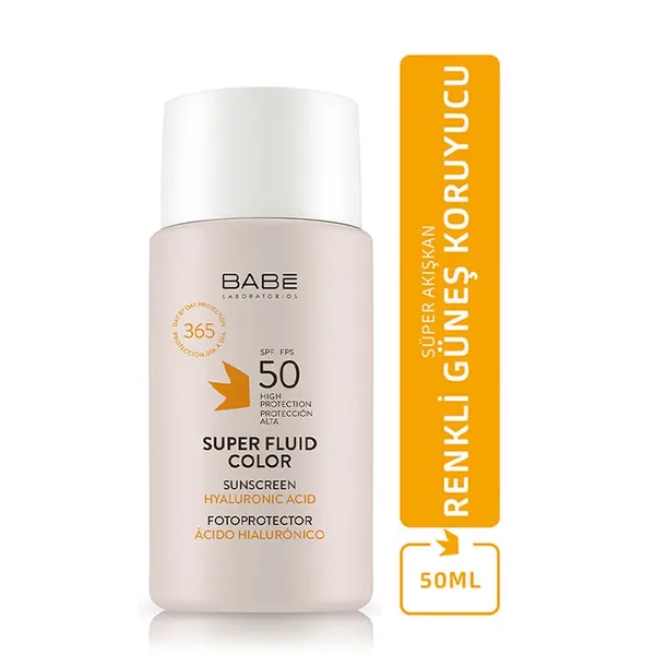 Babe Sun SPF 50 Super Fluid Sunscreen 50 ml - Tinted 4