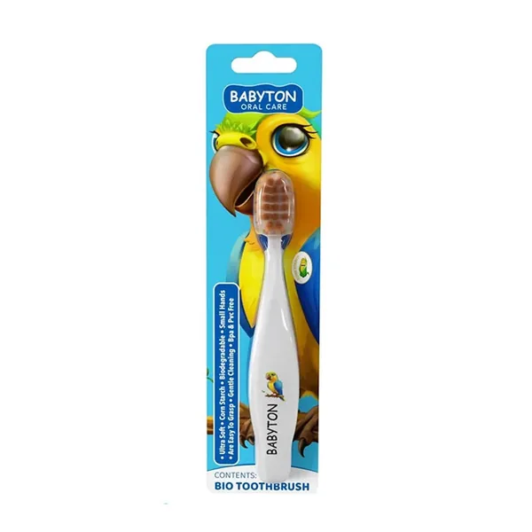 Babyton Bio Children's Ultra Soft Toothbrush - Papağan