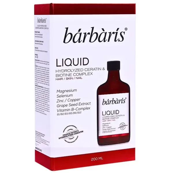 Barbaris Liquid Complex with Hydrolyzed Keratin and Biotin 200 ml 2