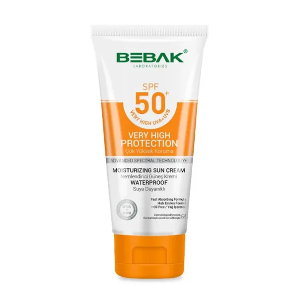 Bebak Spf50+ High Protection Moisturizing Sunscreen 75 ml
